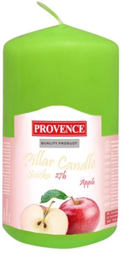 Parafínová vonná sviečka valec jablko 6 × 11,1 cm