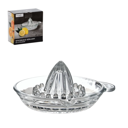 Sklenený lis na citrusy 13 cm