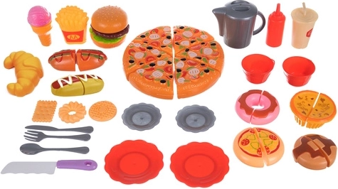 Realistické fast food menu na hranie rolí