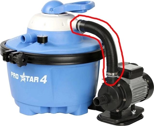 Prepojovacia hadica k pieskovej filtrácii ProStar 4 (od roku 2015)