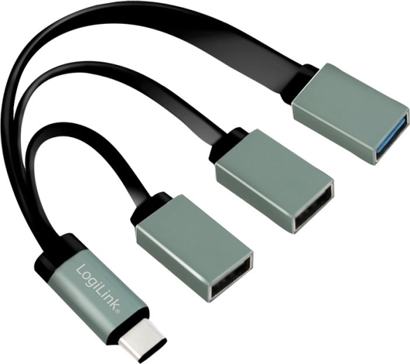 LogiLink USB-C hub 3.1 s 3× USB-A portmi
