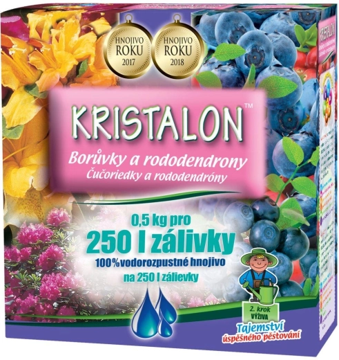 Kristalon hnojivo pre čučoriedky a rododendrony 0,5 kg