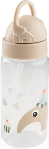 Done by Deer fľaša s brčkom Celebration piesková 350 ml