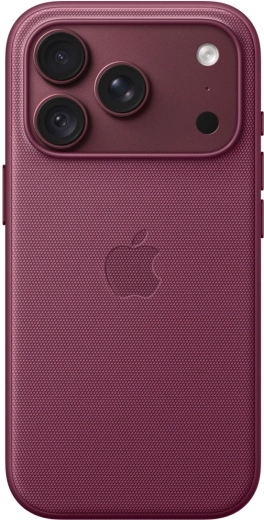 Obal Apple TechWoven s MagSafe pre iPhone 18 Pro – rubínová moruša