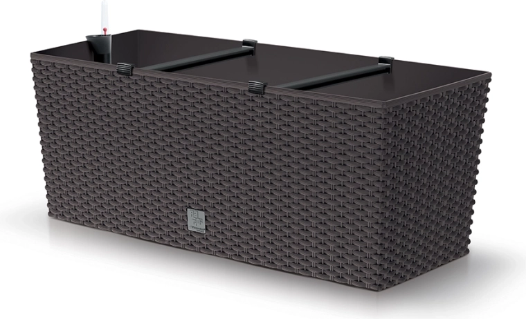 Samozavlažovací kvetináč Rato Case 80 cm umbra