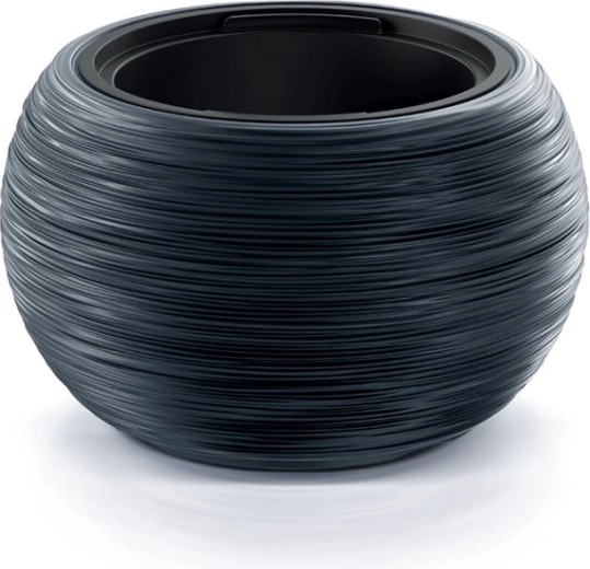 Kvetináč Furu Bowl s vložkou 37,8 cm – antracit