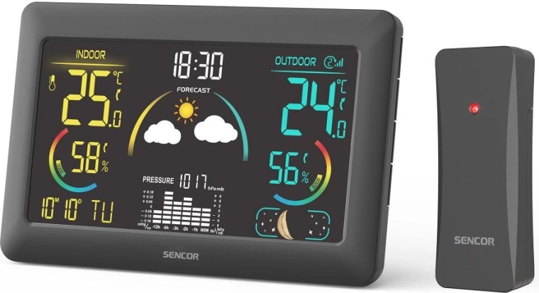 Meteorologická stanica Sencor SWS 4900 s bezdrôtovým senzorom