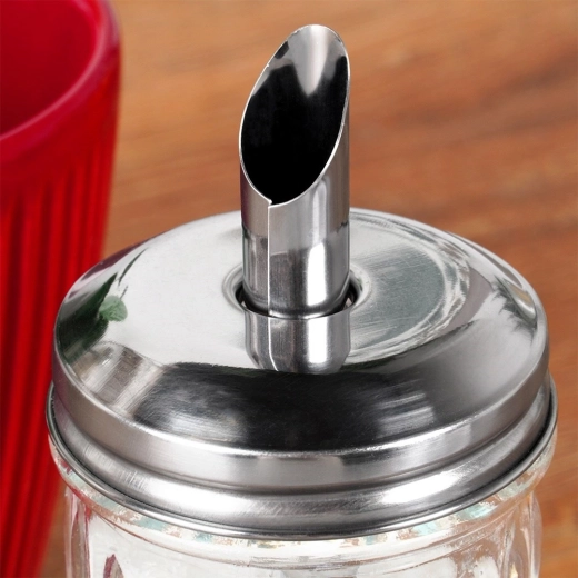 Nerezové viečko so skrutkovacím závitom