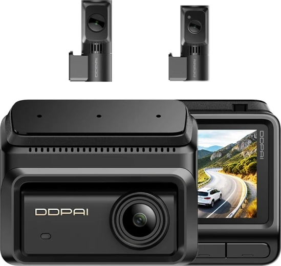 DDPAI Z90T trojkanálová palubná kamera 4K s GPS