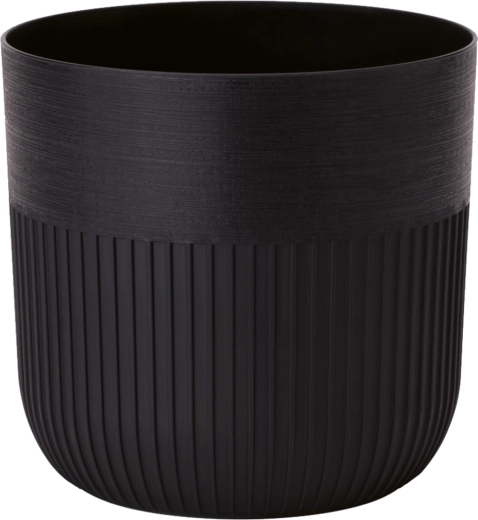 Kvetináč Luca Petit 19 cm hlboká čierna