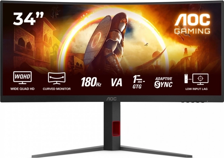 Zakrivený monitor AOC CU34G4 34 palcov 180Hz