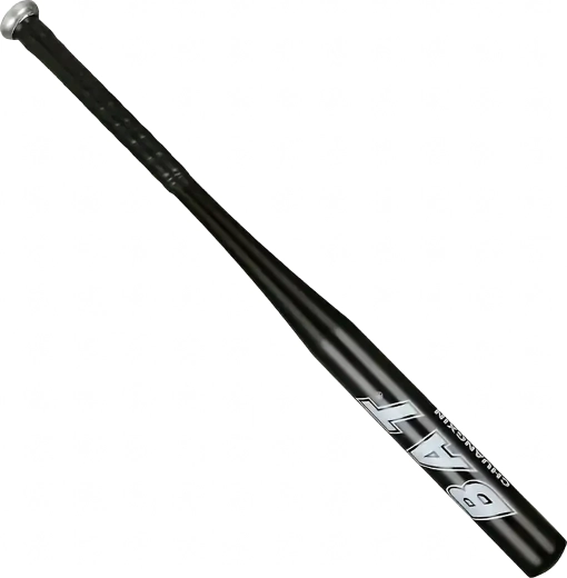 Hliníková baseballová pálka 25" (64 cm) – ľahká tréningová čierna