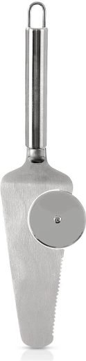 Orion nerezová lopatka s krájačom na pizzu 28 cm