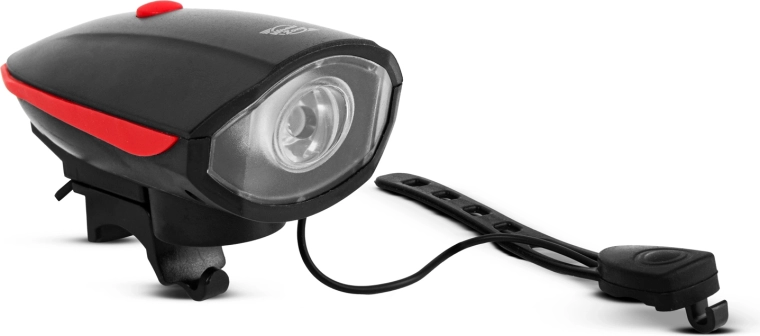 Cyklistické svetlo s elektrickým klaksónom XPE LED 400 lm IP55