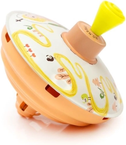 Rozprávková roztáčacia káča oranžová 13 cm - 1 kus
