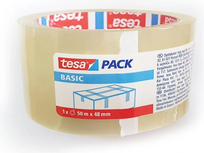 Baliaca páska 48 × 50 m transparentná TESA