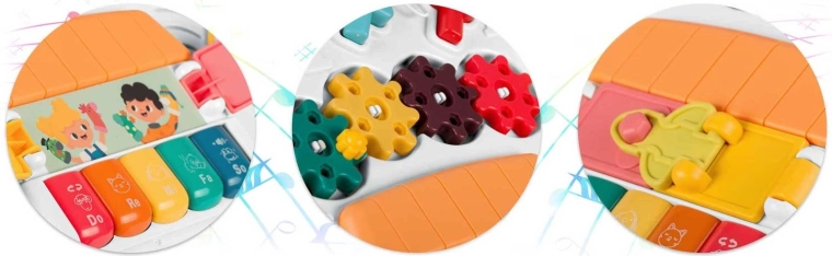 Hudobná zábava s pianínkom a LED svetlom