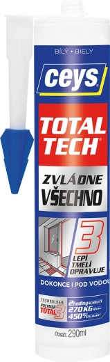 Univerzálne lepidlo a tmel 290 ml CEYS TOTAL TECH biely