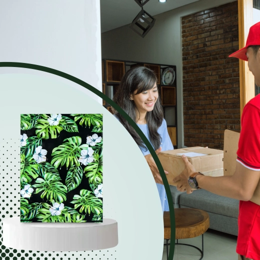 Štýlový tropický dizajn pre lepší unboxing