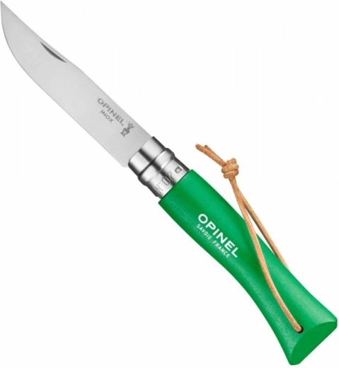 Opinel N°07 Trekking Green vreckový nôž 8 cm, zelený buk