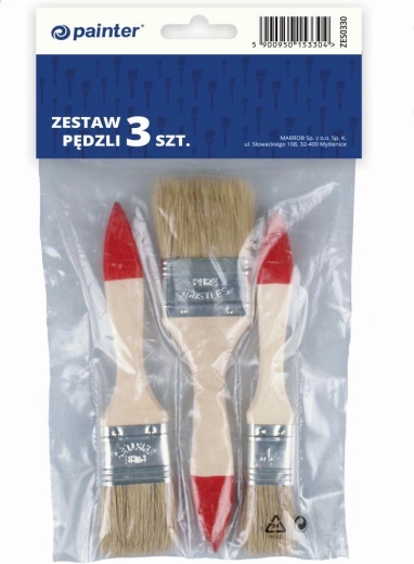 Sada plochých štetcov na natieranie 3 ks (1/2", 1", 2")
