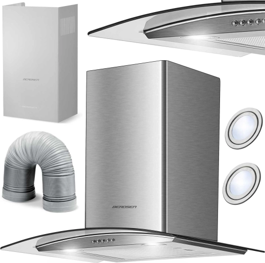 Komínový kuchynský odsávač 60 cm BERDSEN BT-202 Inox