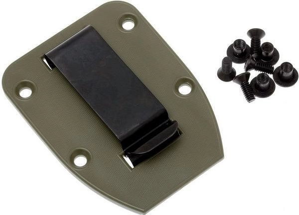 ESEE Clip Plate spona na puzdro pre modely 3 a 4, zelená