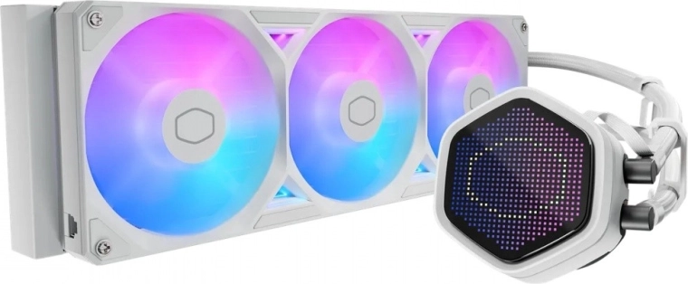 Vodné chladenie Cooler Master MasterLiquid 360 Atmos II Pixel LED biele
