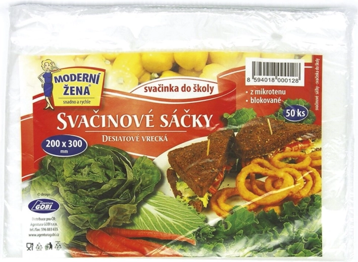 Desiatové vrecká 20 × 30 cm, 50 ks