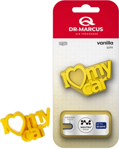 Dr. Marcus City I Love My Car Vanilla osviežovač vzduchu do auta