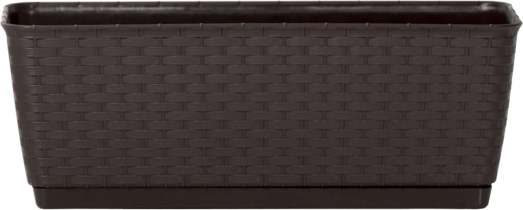 Truhlík s miskou Ratolla P 30 cm, umbra