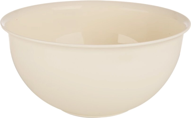Plastová miska Sandy 13 cm v krémovej farbe
