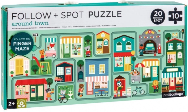 Bludisko a puzzle Mesto pre deti od Petit Collage