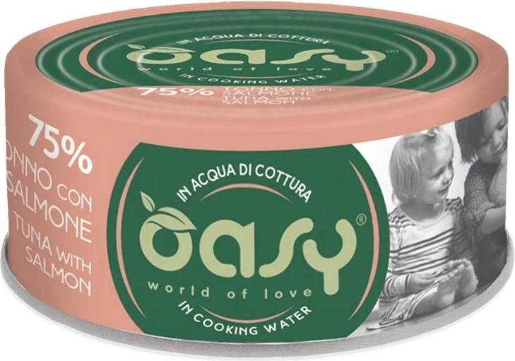 Oasy More Love tuniak s lososom 70 g