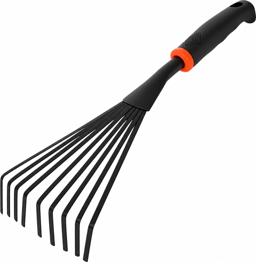 Záhradné vejárové ručné hrable 37 cm