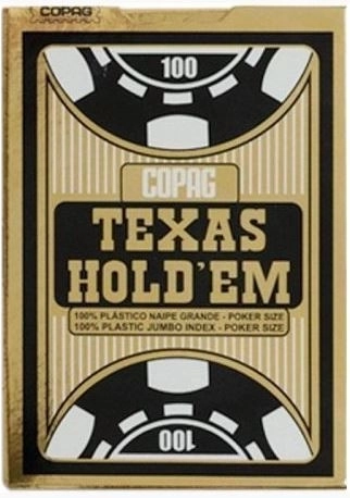 Pókerové karty Texas Jumbo čierne