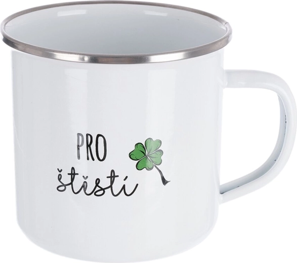 Smaltovaný hrnček Pre šťastie 0,57 l