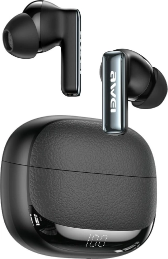 Awei TA19 ANC bezdrôtové Bluetooth slúchadlá čierne