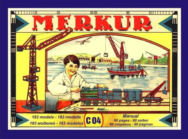 Kovová stavebnica MERKUR classic – 183 modelov