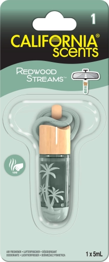 California Scents Redwood Streams osviežovač vzduchu do auta a interiéru 24 ks