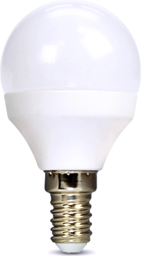 Solight LED žiarovka miniglobe E14 4 W 3000 K 340 lm biela – 1 kus
