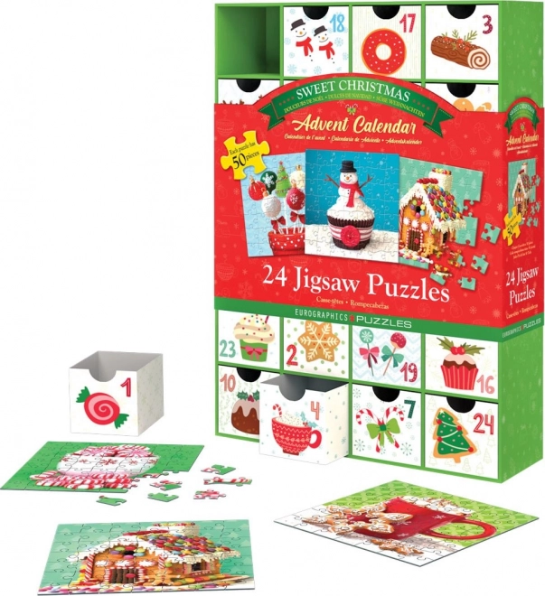 Eurographics puzzle adventný kalendár – Sladké