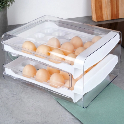 Dvojposchodový systém pre 40 vajec