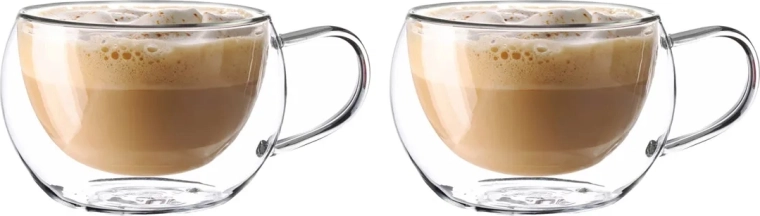 Andrea súprava 2 dvojstenných termo šálok 300 ml