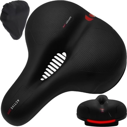 Trizand pohodlné cyklistické sedlo s ventiláciou a vodoodolným poťahom