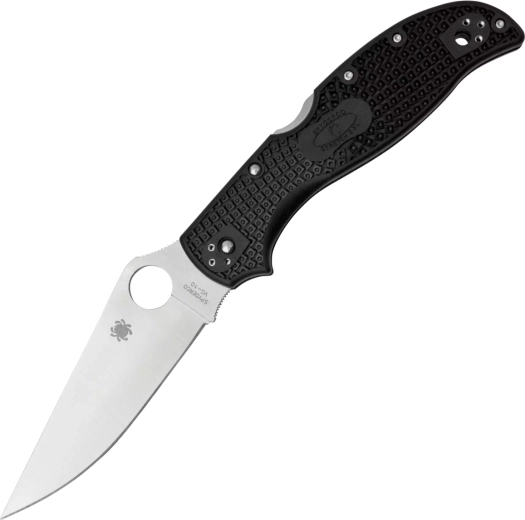 Spyderco Stretch 2 XL – vreckový nôž VG-10, satén, čierna FRN rukoväť