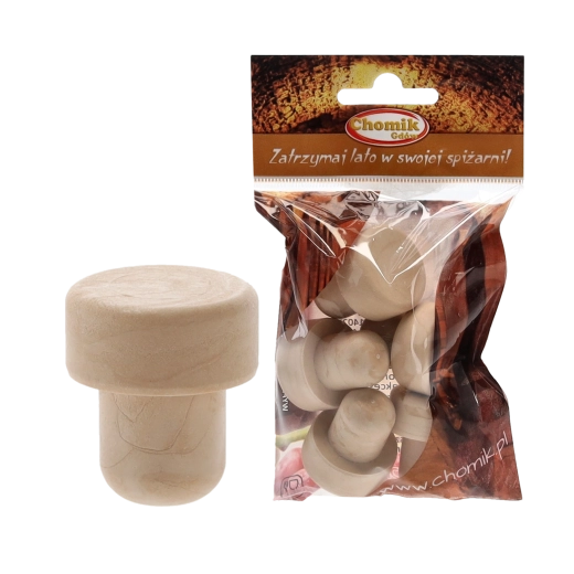 Syntetické zátky na víno 19 mm – balenie 5 ks