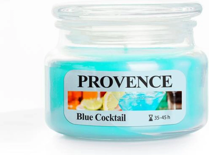 Vonná sviečka v skle PROVENCE Blue Cocktail 45 hodín