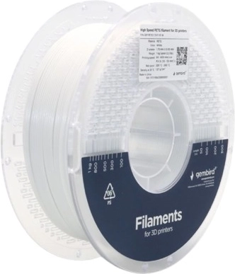 Filament PETG High Speed 1,75 mm, biely, 1 kg