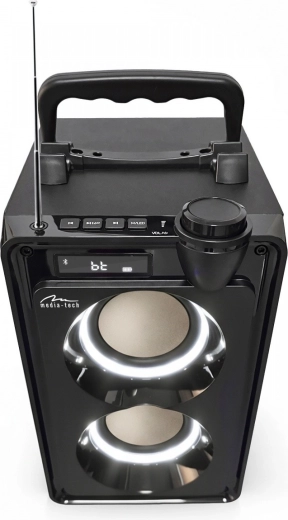 Hudba z USB/microSD aj FM rádio s teleskopickou anténou